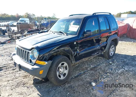 2007 Jeep Liberty Sport из США, поврежденный, VIN 1J4GL48K77W513394